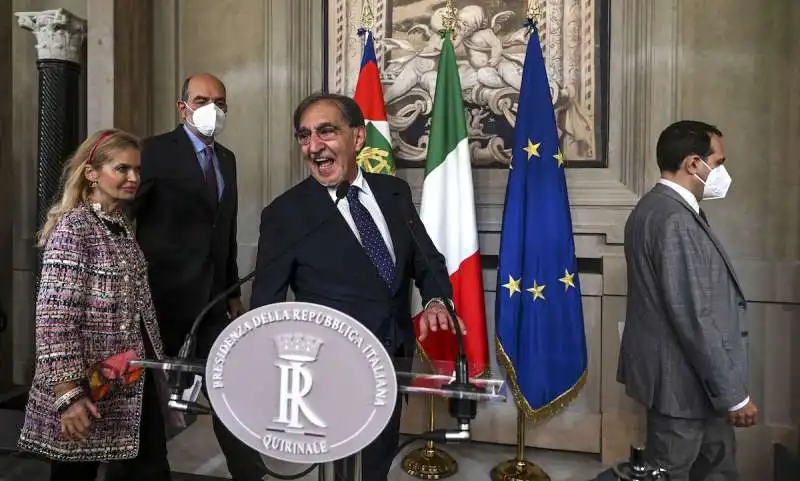 IGNAZIO LA RUSSA AL QUIRINALE PER LE CONSULTAZIONI