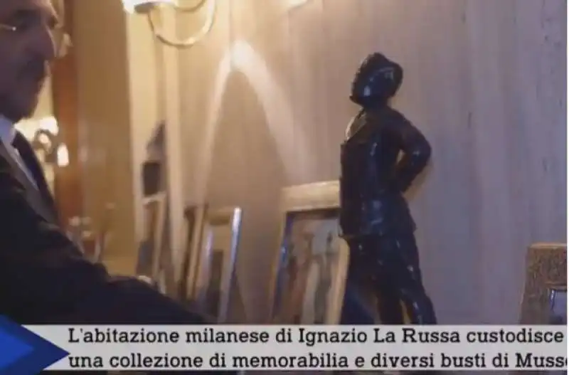 IGNAZIO LA RUSSA BUSTO DI MUSSOLINI