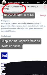 il post di pamela perricciolo contro pamela prati 3