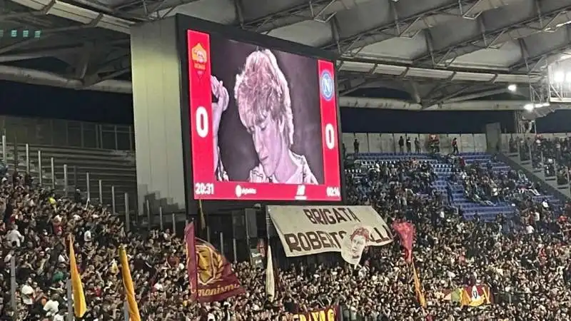 il saluto dello stadio olimpico a francesco valdiserri 