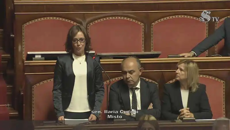 ILARIA CUCCHI INTERVIENE IN SENATO  