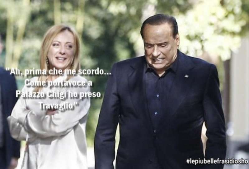 INCONTRO MELONI-BERLUSCONI BY OSHO