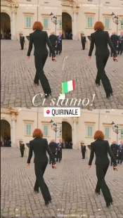 instagram story di anna maria bernini durante il giuramento al quirinale 1