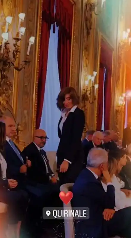 instagram story di anna maria bernini durante il giuramento al quirinale   2