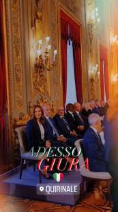 instagram story di anna maria bernini durante il giuramento al quirinale 5