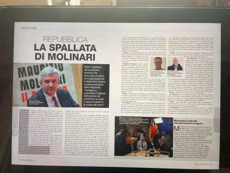 intervista maurizio molinari a prima comunicazione