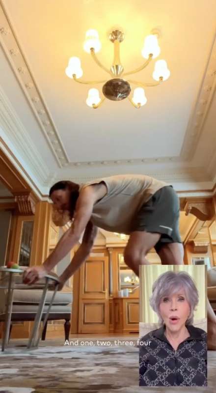 jane fonda zlatan ibrahimovic nello spot di h&m 9