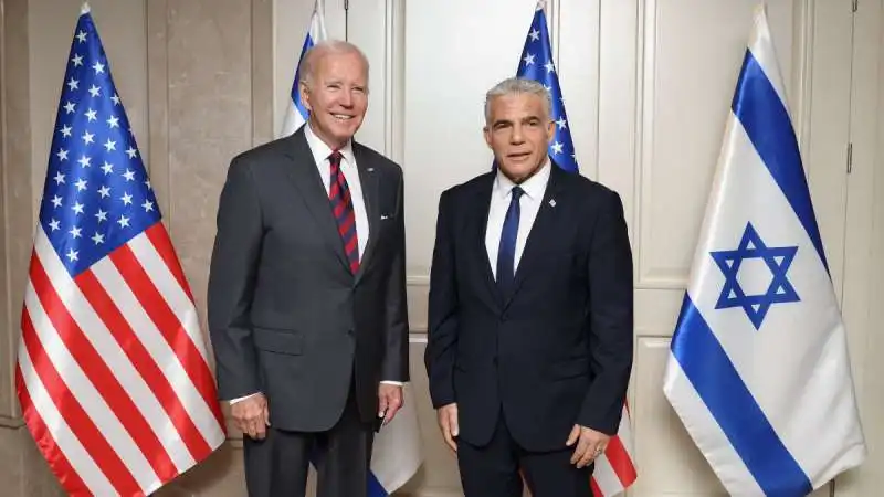 JOE BIDEN YAIR LAPID  