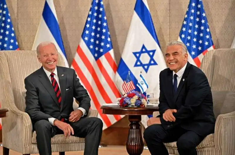 JOE BIDEN YAIR LAPID 