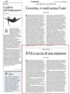 La Repubblica Carlo Galli prima uscita