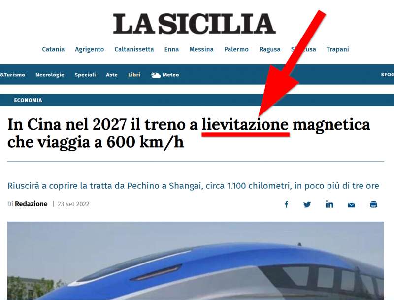 la sicilia levitazione diventa lievitazione