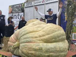 LA ZUCCA DA 1161 CHILOGRAMMI