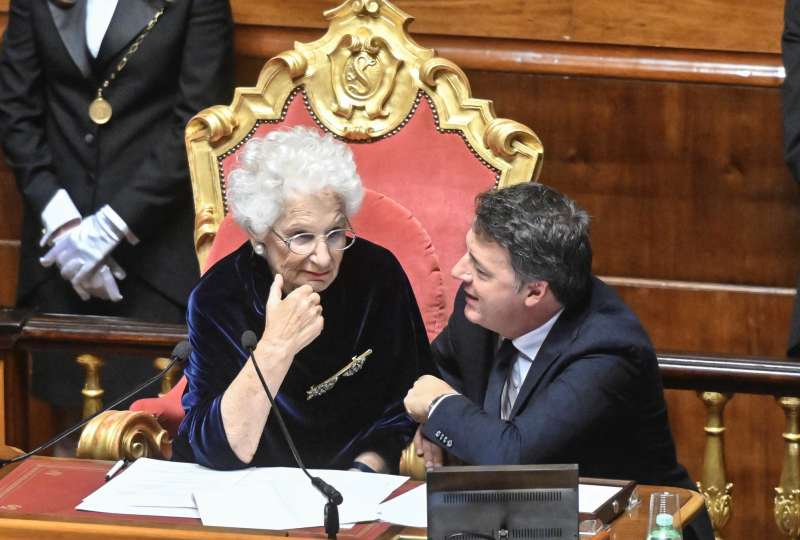 liliana segre matteo renzi