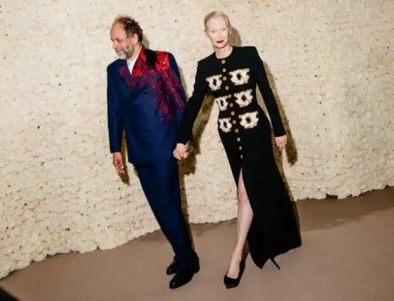 luca guadagnino e tilda swinton 