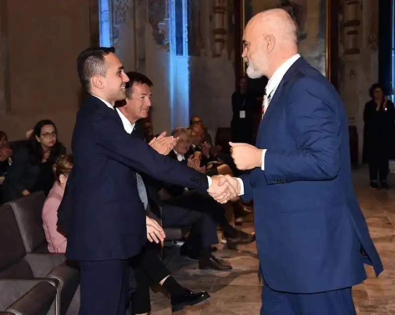 luigi di maio   giorgio gori   edi rama 