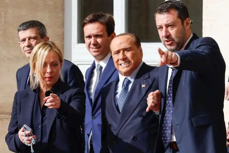 lupi meloni cattaneo berlusconi salvini al quirinale 