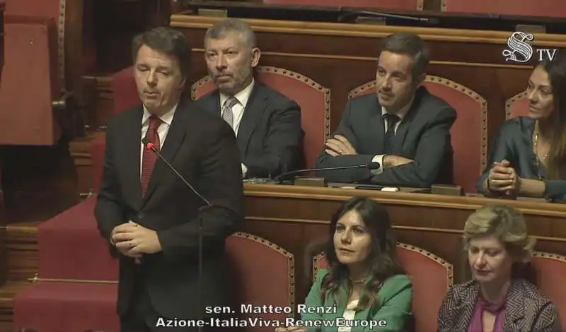 MATTEO RENZI AL SENATO 