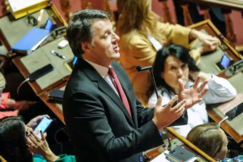 matteo renzi in senato 1 