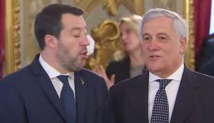 matteo salvini antonio tajani giuramento governo meloni