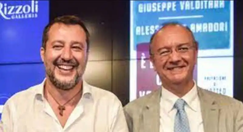 MATTEO SALVINI GIUSEPPE VALDITARA 