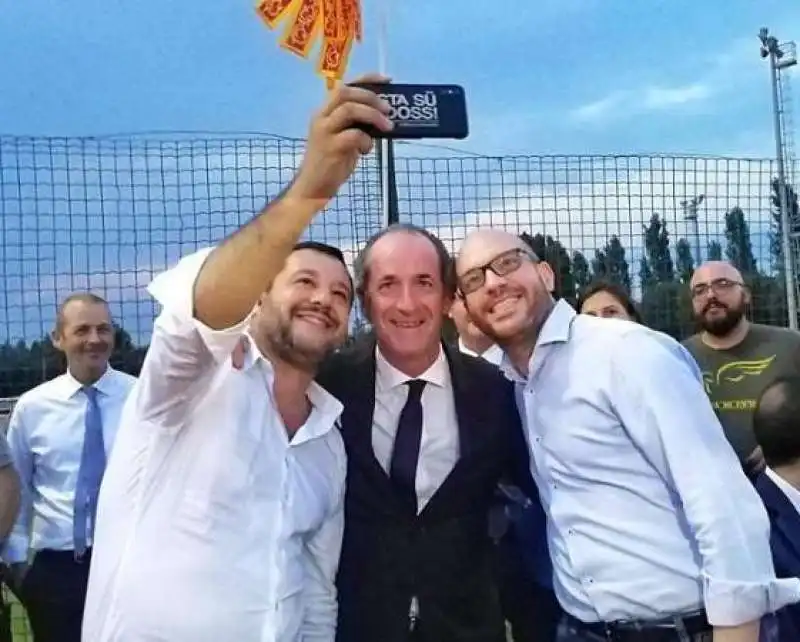 MATTEO SALVINI LUCA ZAIA LORENZO FONTANA