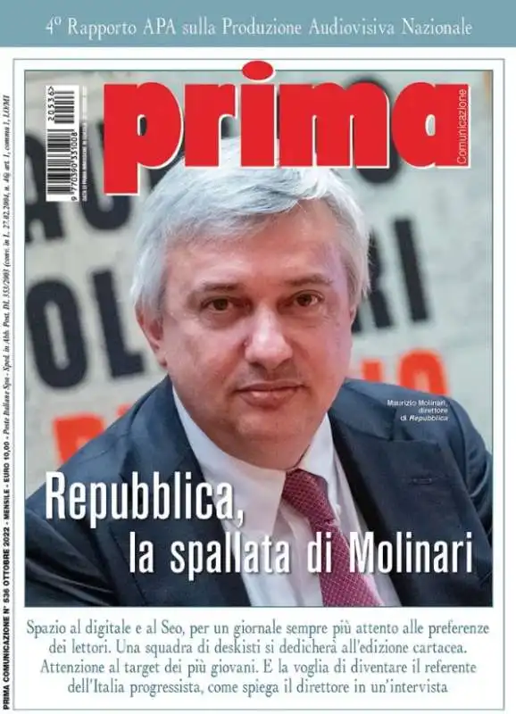 MAURIZIO MOLINARI INTERVISTATO DA PRIMA COMUNICAZIONE