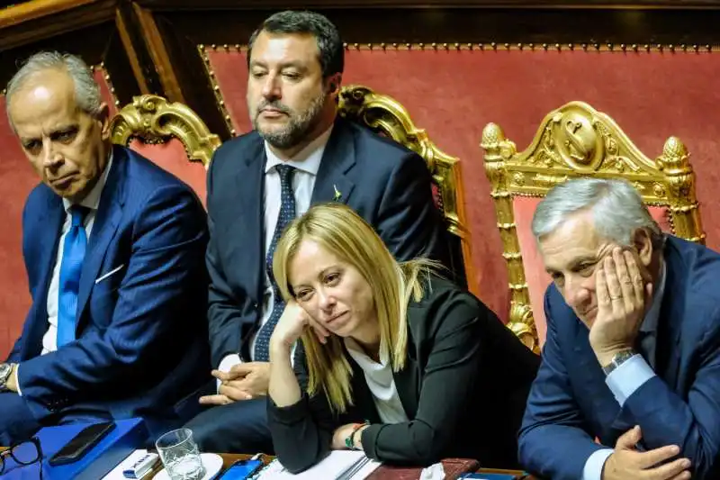 piantedosi   salvini   meloni tajani 