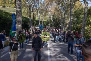 predappio, corteo degli arditi per il centenario marcia su roma 22