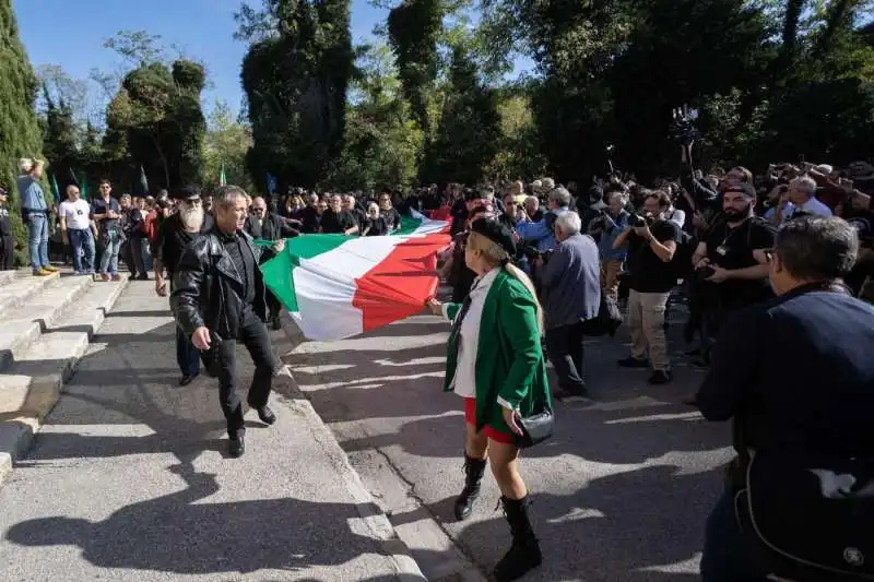 predappio, corteo degli arditi per il centenario marcia su roma   26