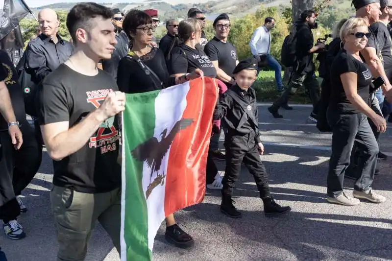 predappio, corteo degli arditi per il centenario marcia su roma   59