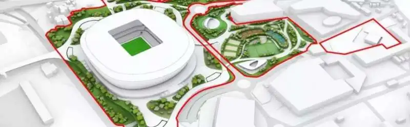 progetto stadio roma pietralata 