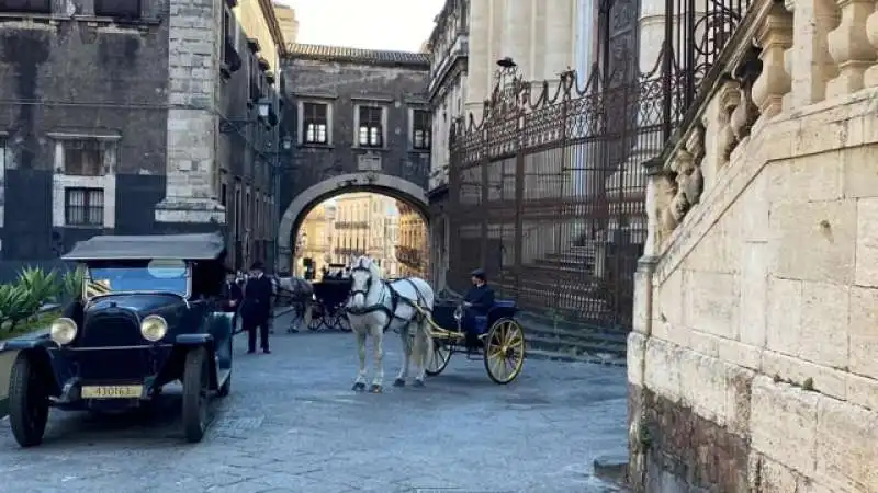 riprese del film la stranezza 