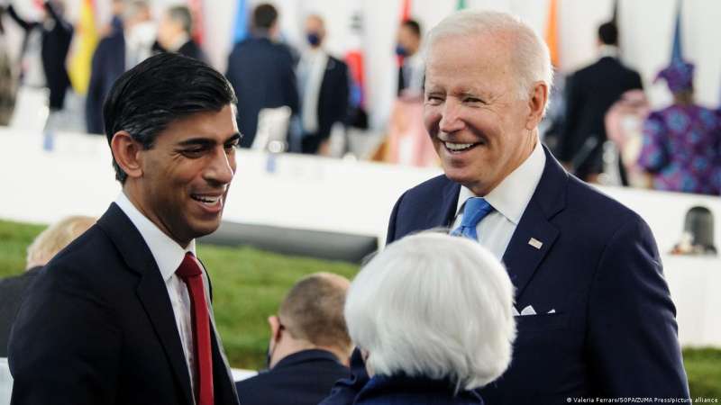 RISHI SUNAK JOE BIDEN