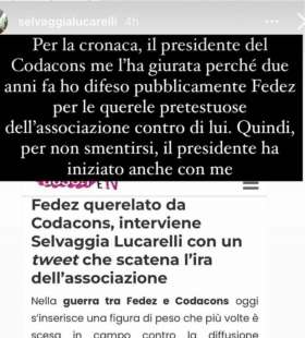 SELVAGGIA LUCARELLI VS CODACONS