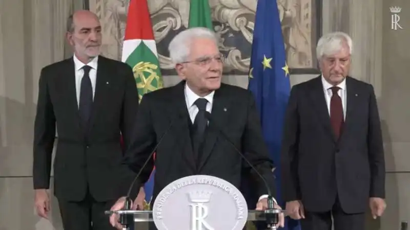 sergio mattarella dopo l'incarico a giorgia meloni  