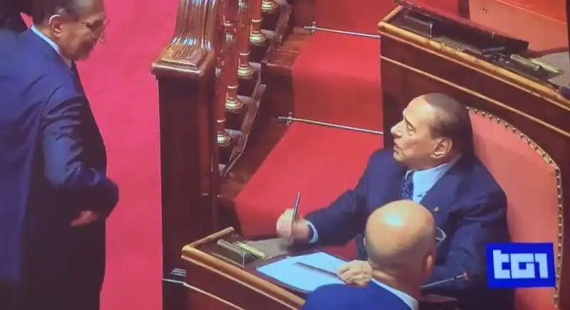 SILVIO BERLUSCONI IGNAZIO LA RUSSA SENATO 2