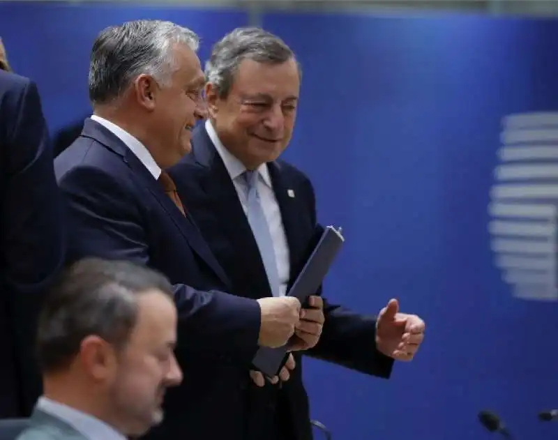 VIKTOR ORBAN MARIO DRAGHI 