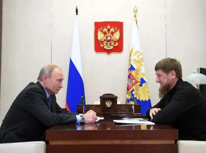 vladimir putin e ramzan kadyrov