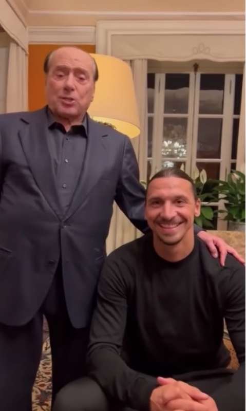 ZLATAN IBRAHIMOVIC SILVIO BERLUSCONI