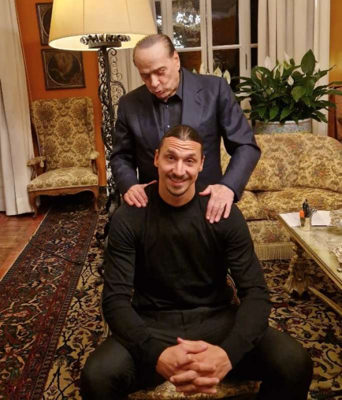 ZLATAN IBRAHIMOVIC SILVIO BERLUSCONI