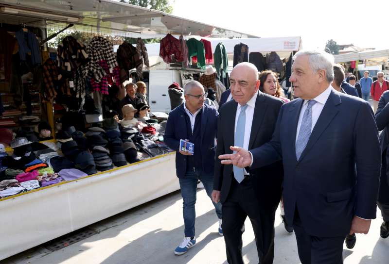 adriano galliani antonio tajani a monza