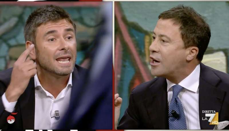 alessandro di battista vs italo bocchino a dimartedi 2