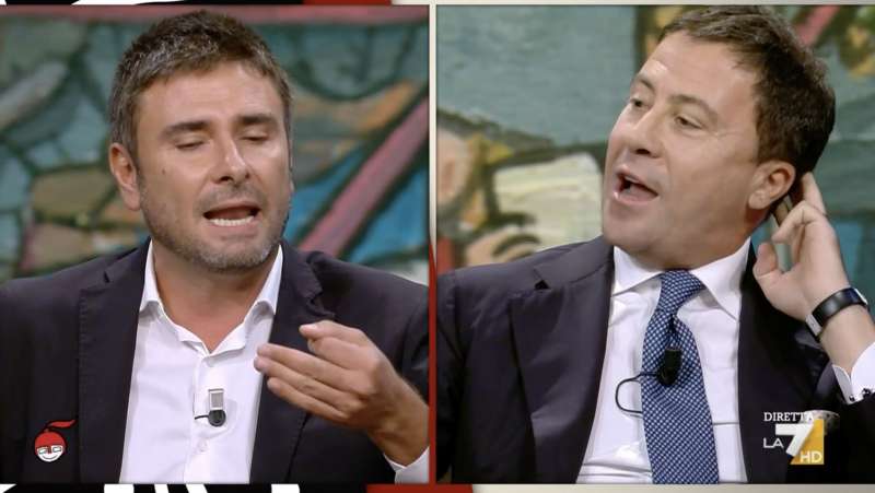 alessandro di battista vs italo bocchino a dimartedi 3