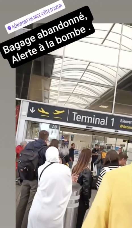 allarme bomba all aeroporto di nizza 2