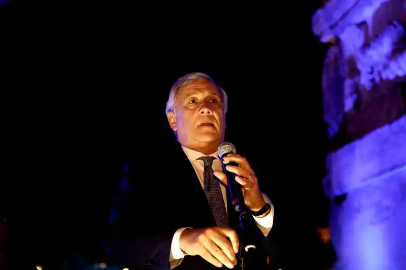 antonio tajani 1   alla fiaccolata organizzata da il foglio in solidarieta con israele