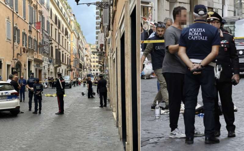 cane cade dal terzo piano e travolge una donna 7