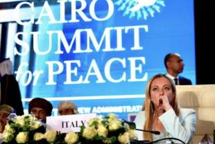 EGITTO - GIORGIA MELONI AL SUMMIT PER LA PACE AL CAIRO