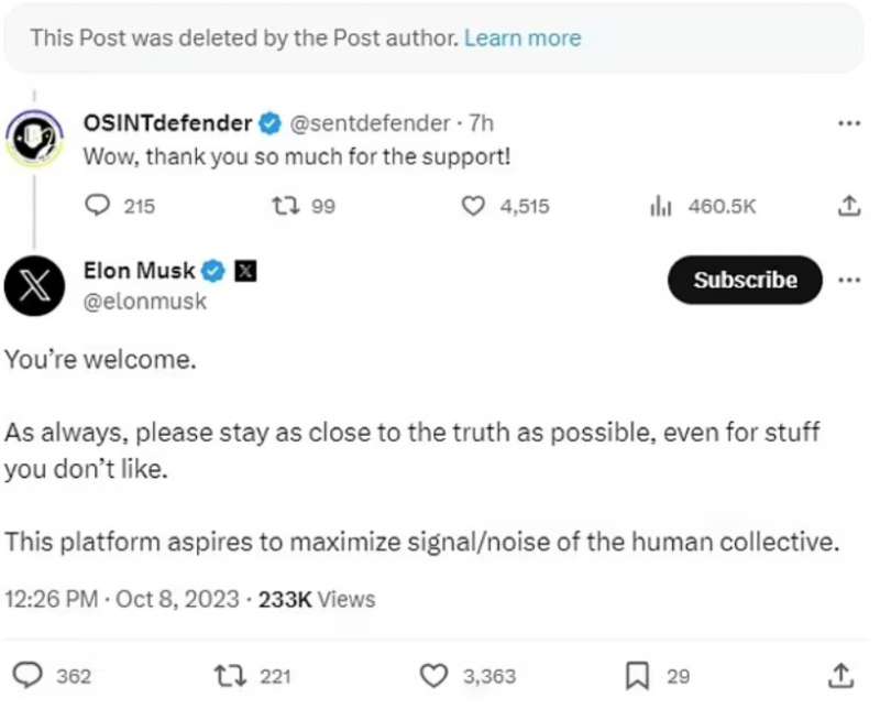 elon musk sponsorizza account antisemiti su x 10