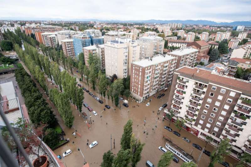 esondazione del fiume seveso a milano 88