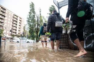 esondazione del fiume seveso a milano 92